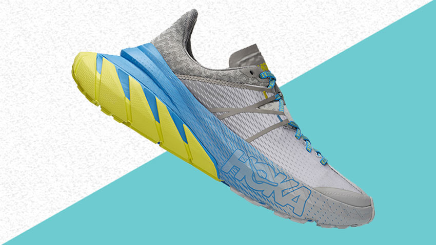 This giant Hoka One One shoe is designed for downhills